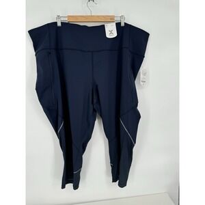 Xersion Essentials Running Capri Gym Workout Pants NWT Size 5X Pocket Org $60